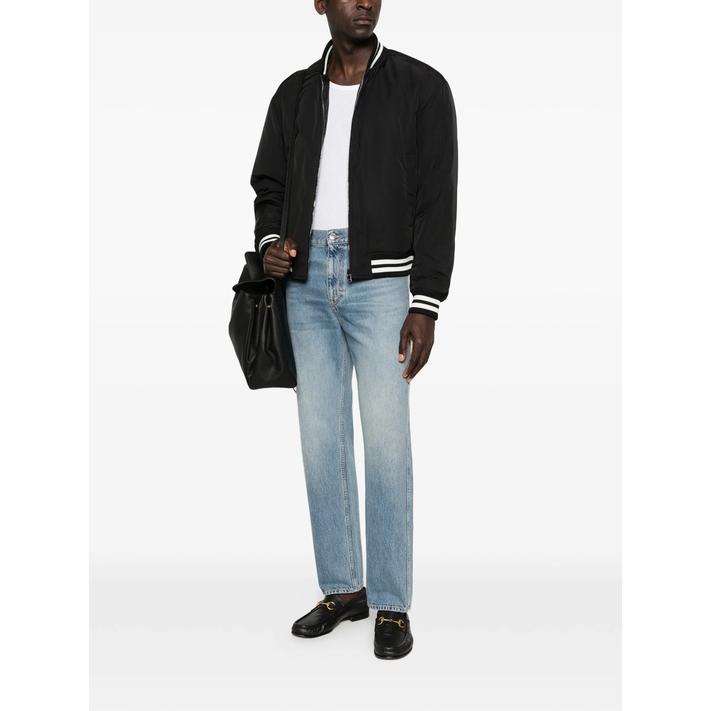 Reversible Nylon Twill Zip Jacket