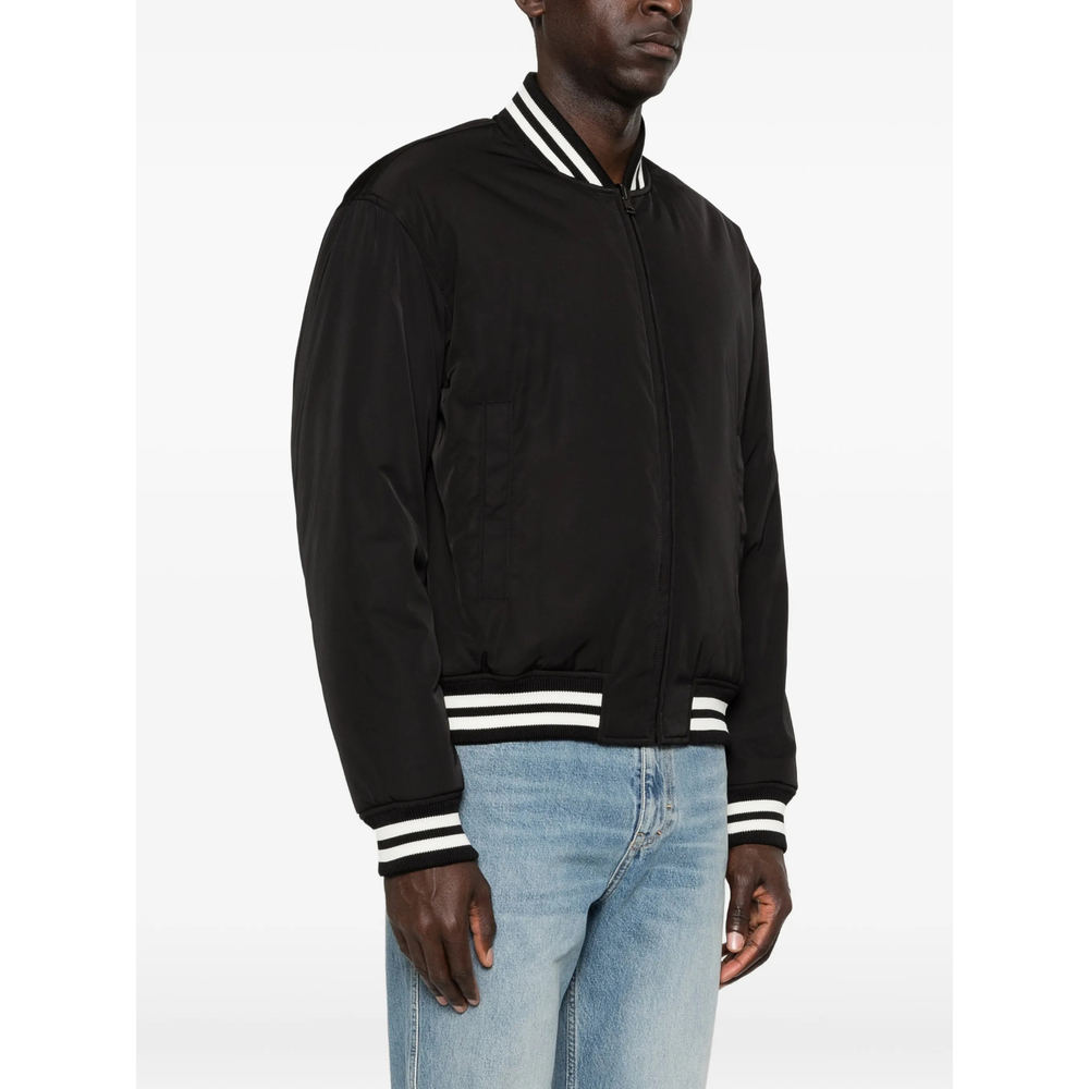 Reversible Nylon Twill Zip Jacket
