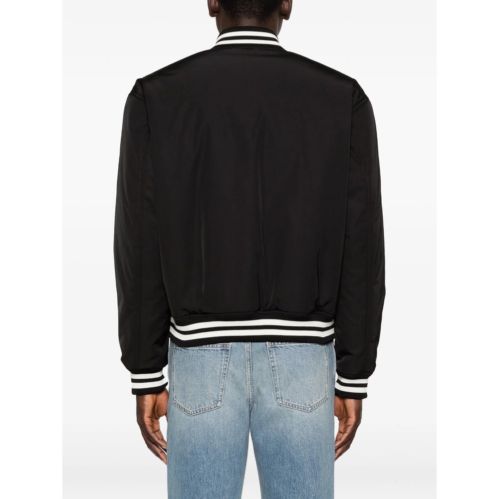 Reversible Nylon Twill Zip Jacket