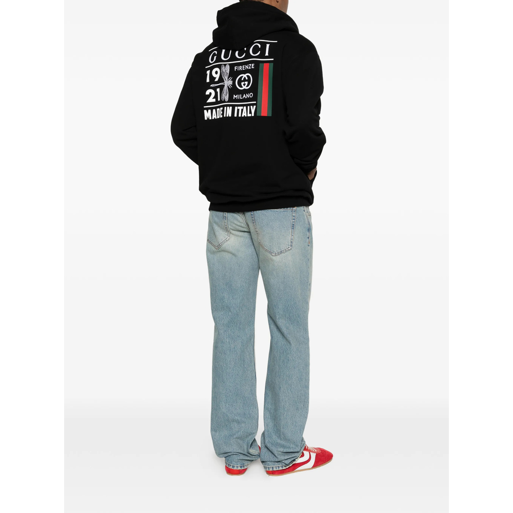 Gucci Graphic Hooded Sweatshirt