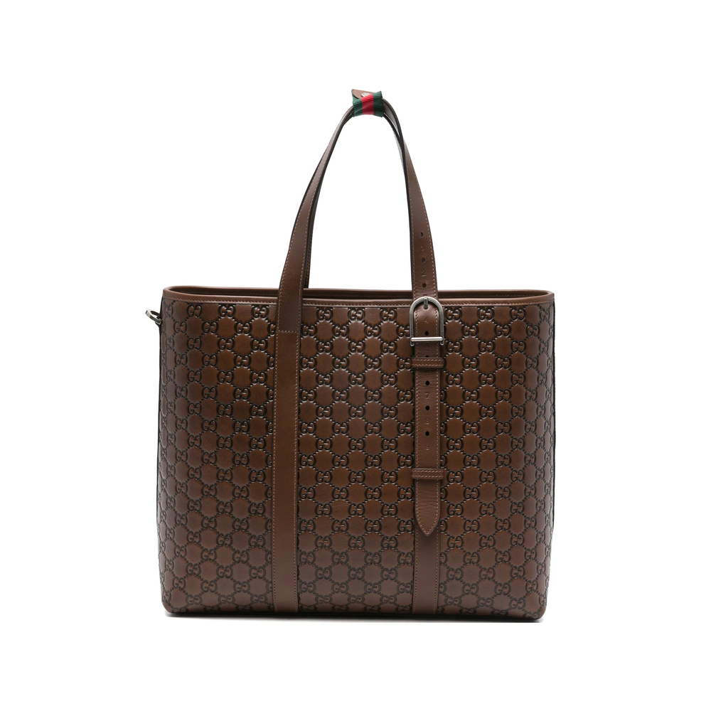 Gucci Logo-embossed Tote Bag