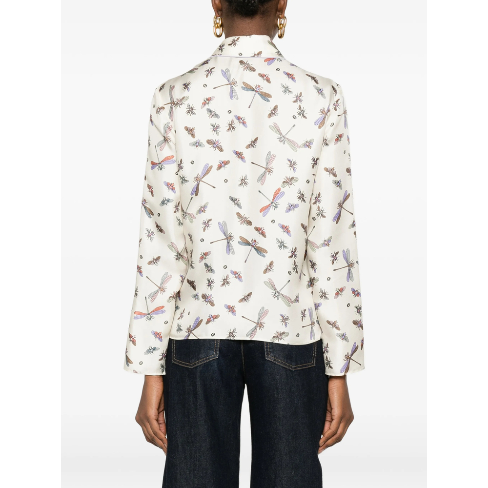 Dragonfly-Print Shirt