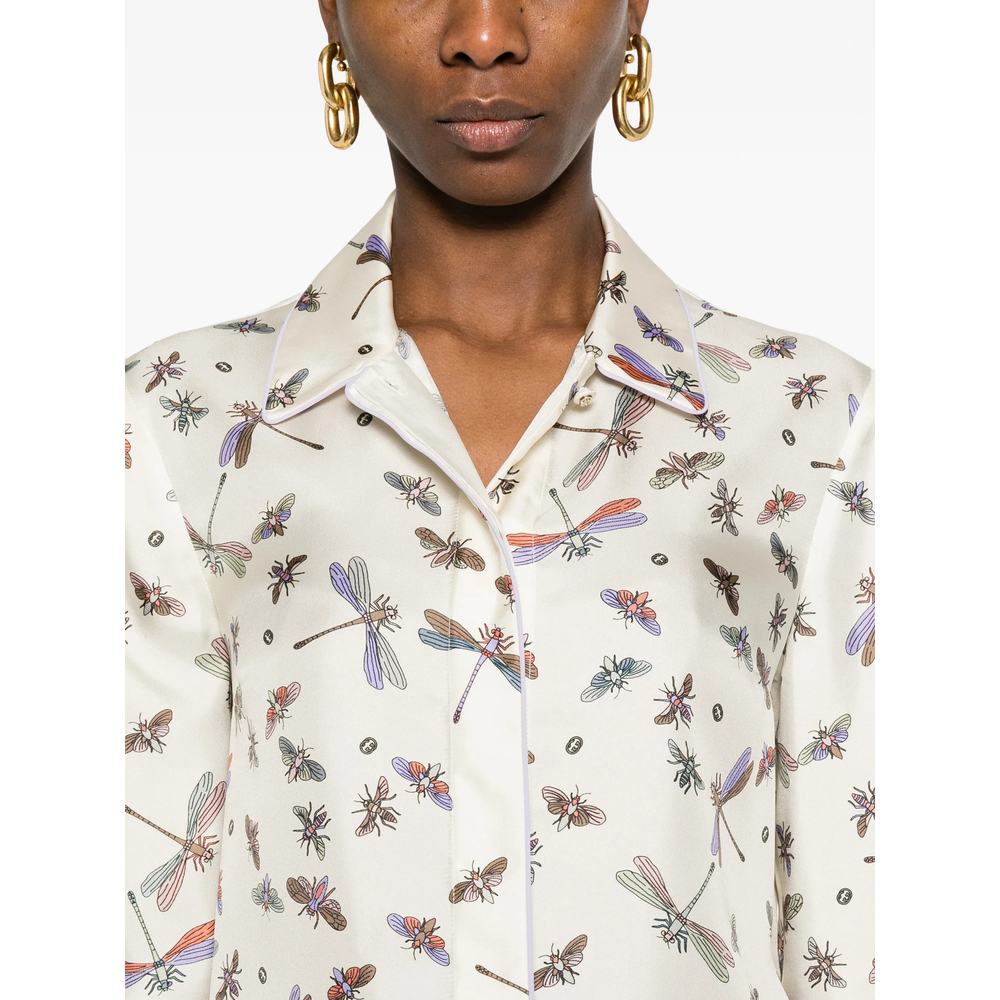 Dragonfly-Print Shirt