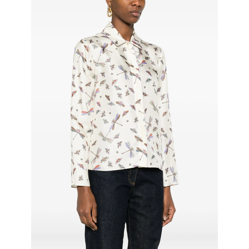 Dragonfly-Print Shirt
