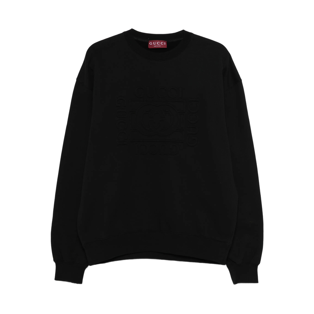 GUCCI Gucci Logo Crew-neck Sweatshirt　グッチ ロゴ クルーネック スウェットシャツ