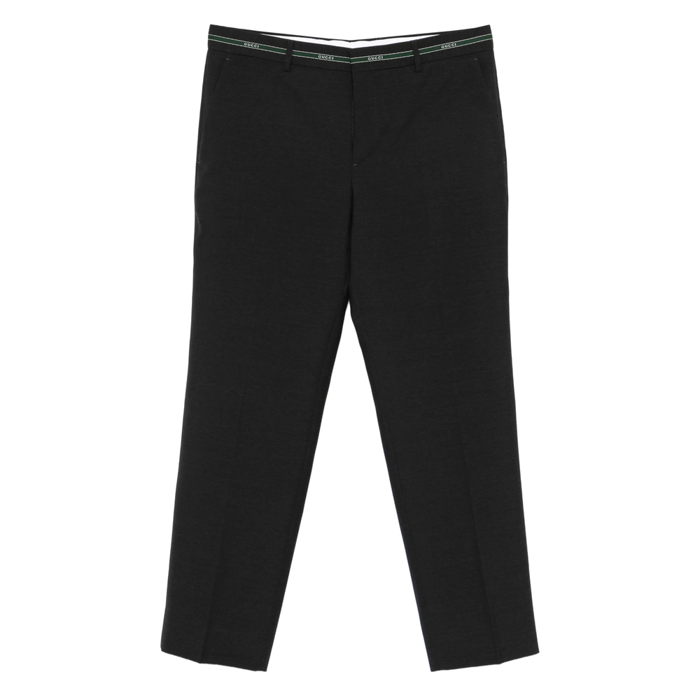 Gucci Logo-waistband Trousers