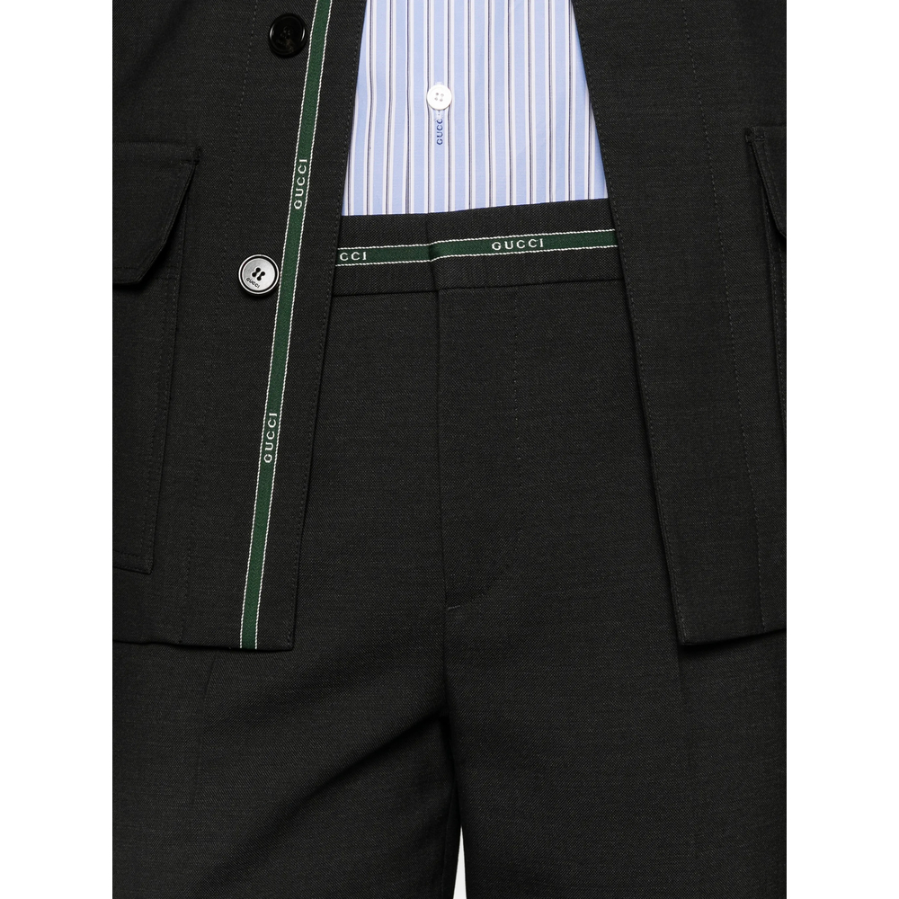 Logo-Waistband Trousers