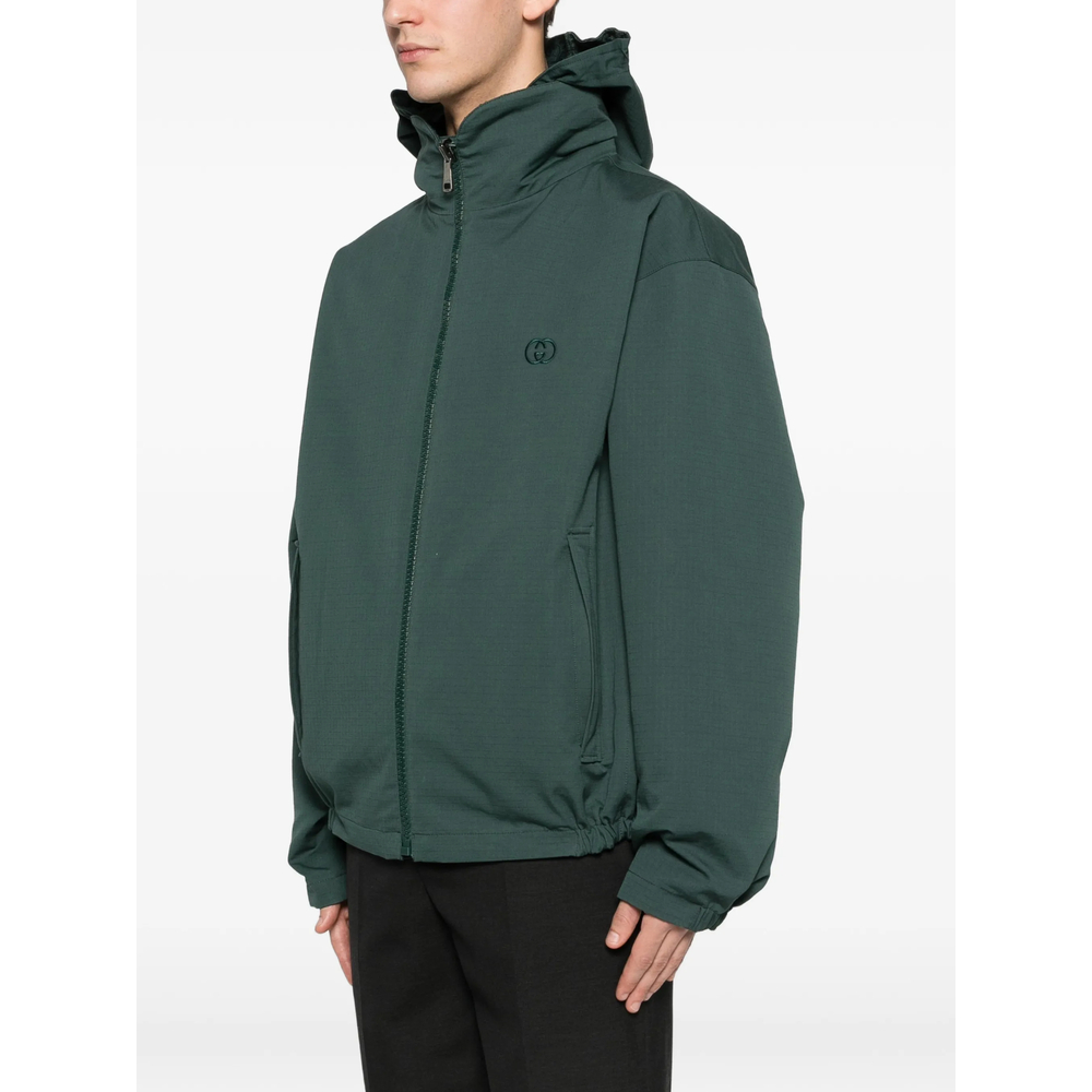 Reversible Cotton Ripstop Zip Jacket