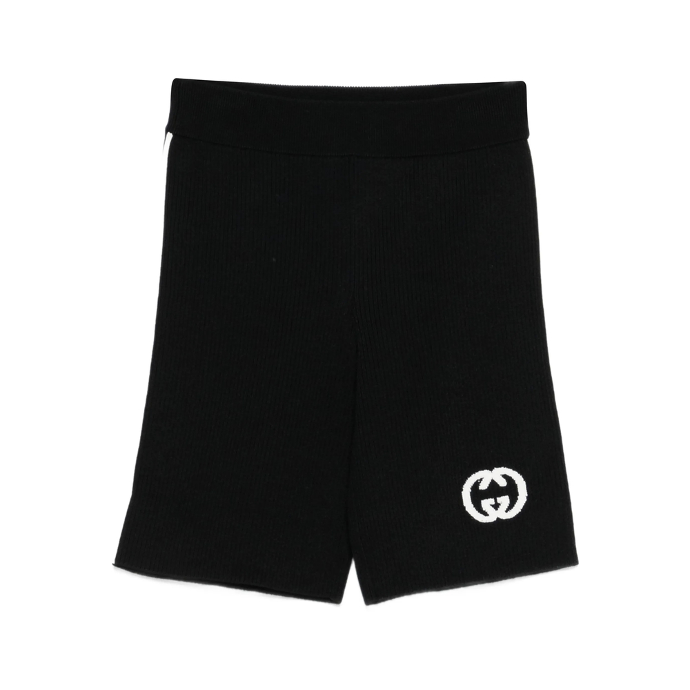 Gucci Ribbed Shorts With Intarsia