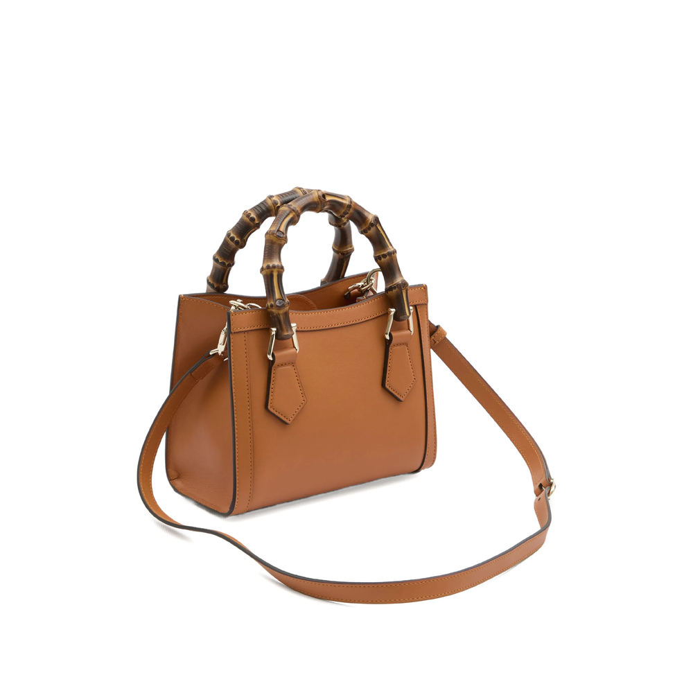 Diana Bamboo-Handle Tote Bag