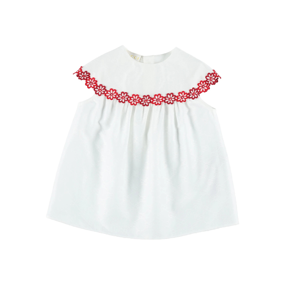 Gucci Floral-trim Dress