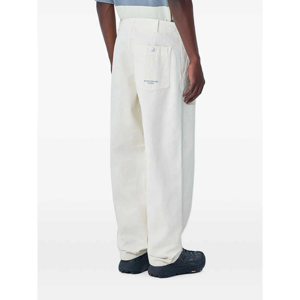 3100038 Slub Cotton Batavia-Tc_S. I. Marina Trousers