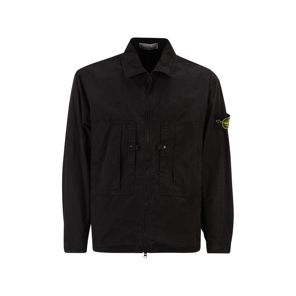 Stone Island Zip-fastening Pocket Overshirt