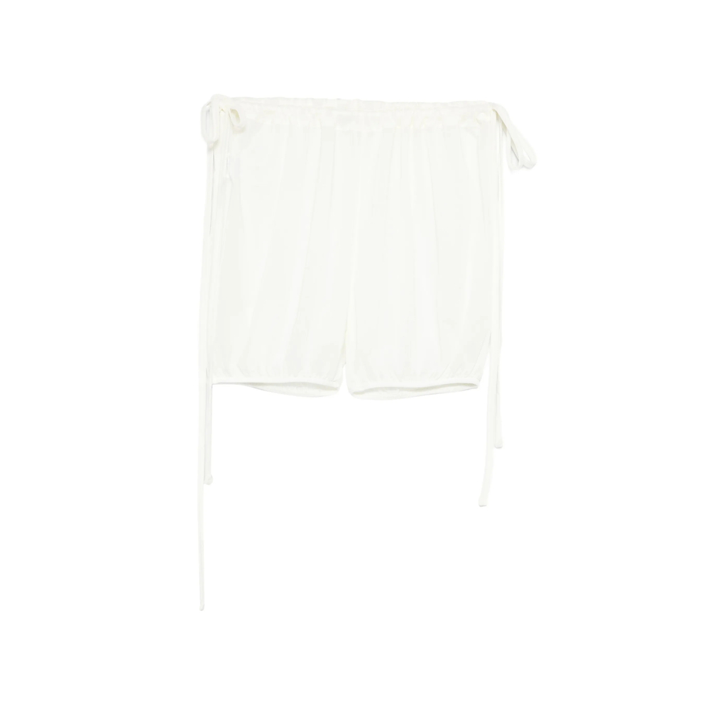 Gimaguas Zoe Drawstring Shorts In White