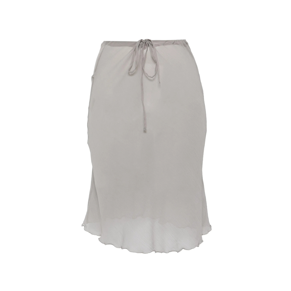Gimaguas Bahia Tie-waist Mini Skirt In Gray
