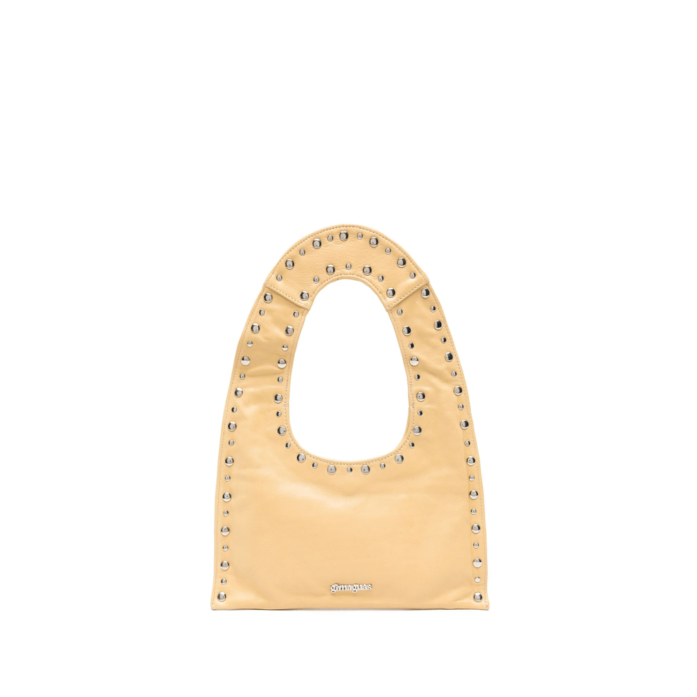 Gimaguas Mini Franca Studded Suede Shoulder Bag