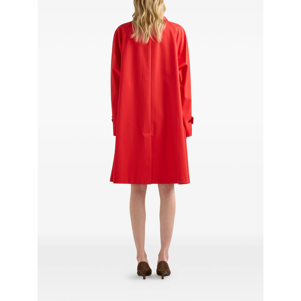 Single-Breasted Gabardine Coat