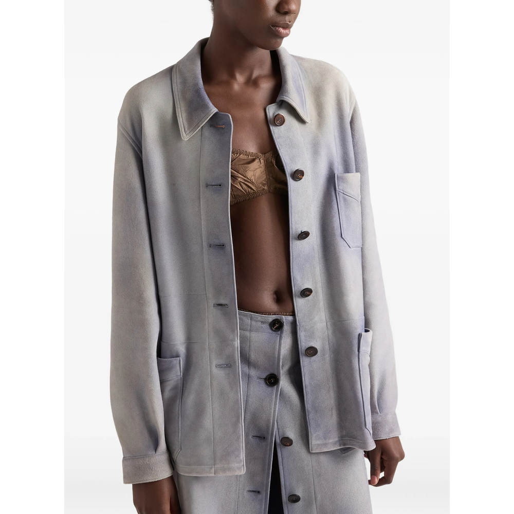 Suede Caban Jacket