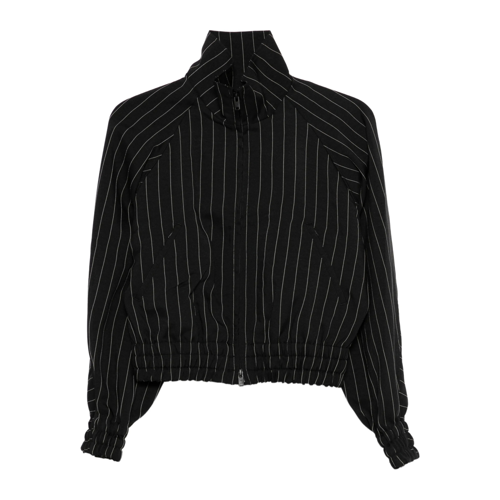 Y-3 Stripe-pattern Bomber Jacket In Multi