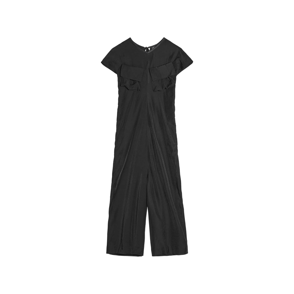 Y-3 Pocket-detail Jumpsuit In Black