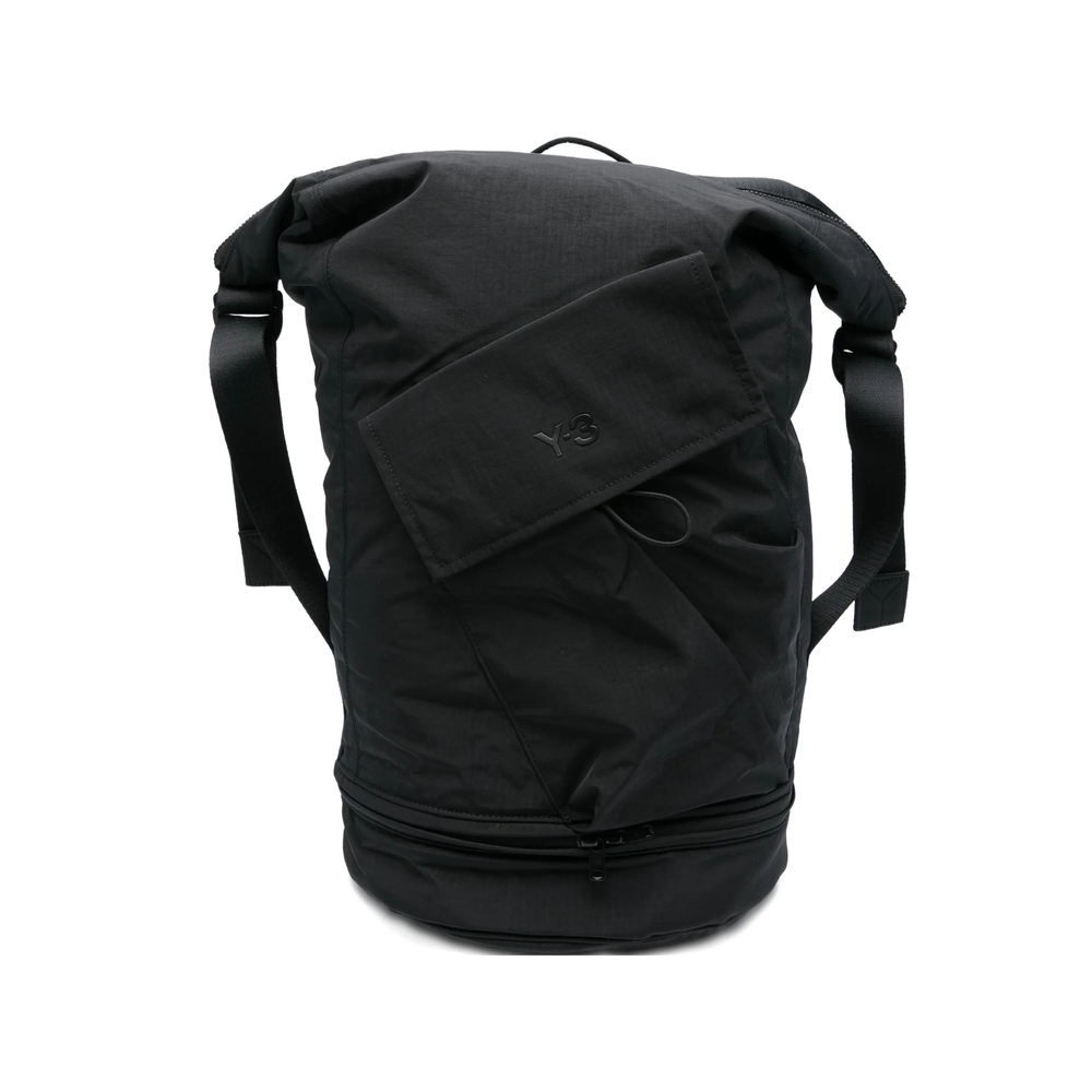 Y-3 Logo Backpack In Black