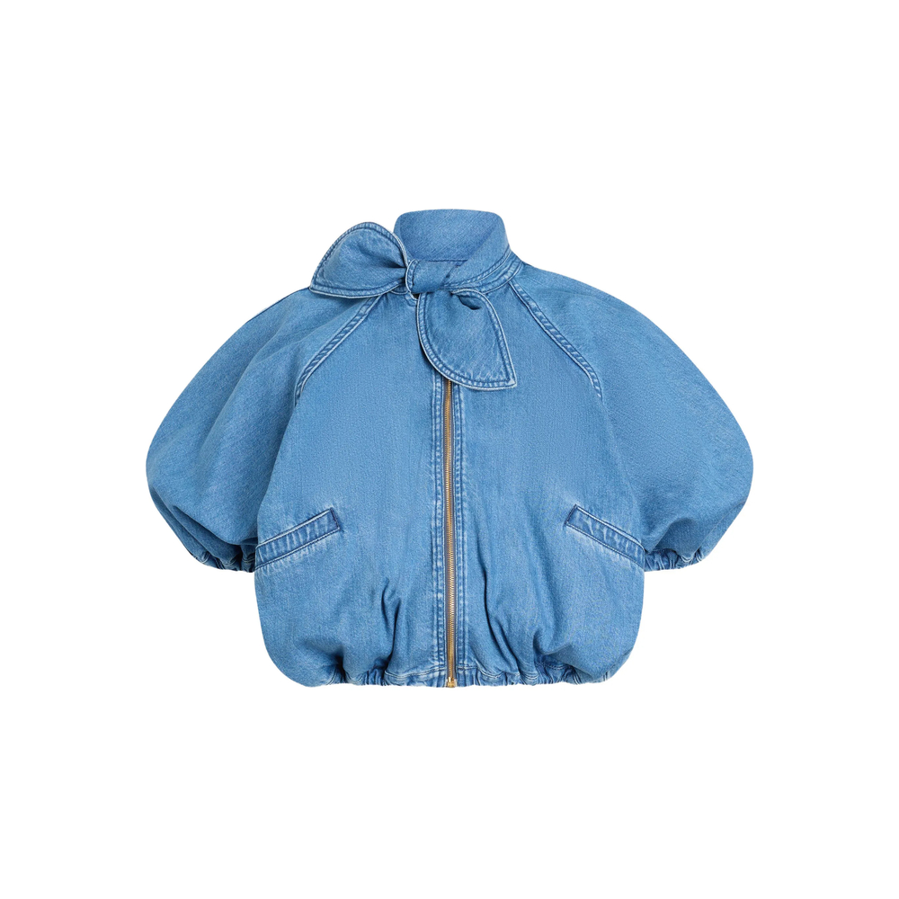 Patou Knot-detail Cropped Jacket