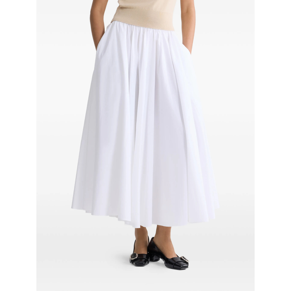 Patou Elasticated-waist Maxi A-line Skirt