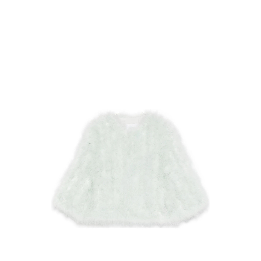 Yves Salomon Round Neck Jacket