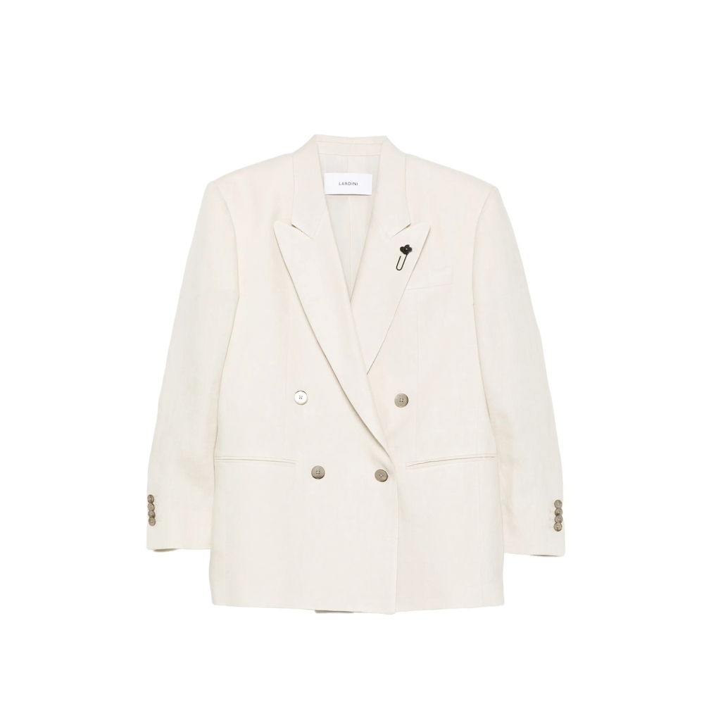 Lardini Cameron Pin-detail Double-breasted Blazer