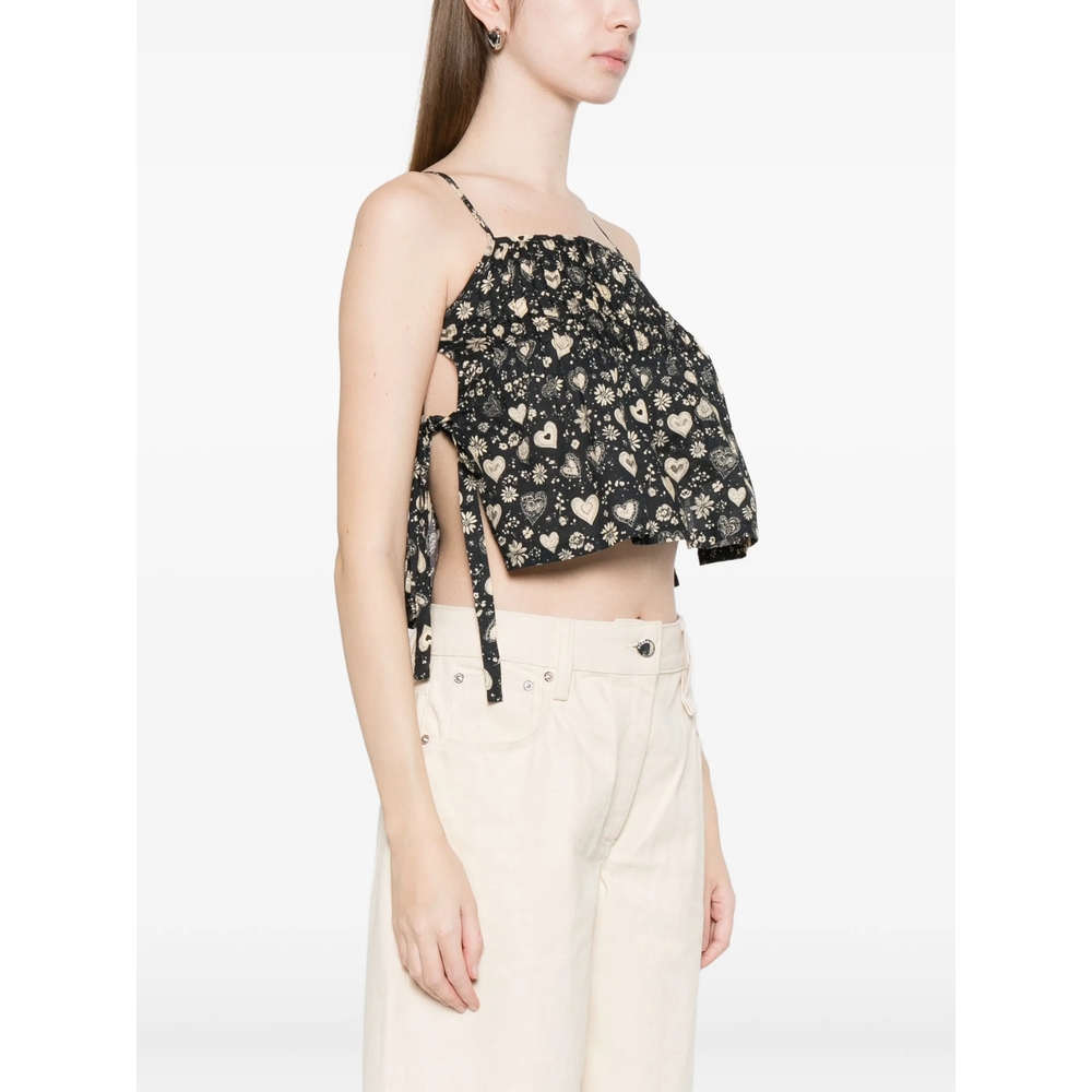Floral-Print Top