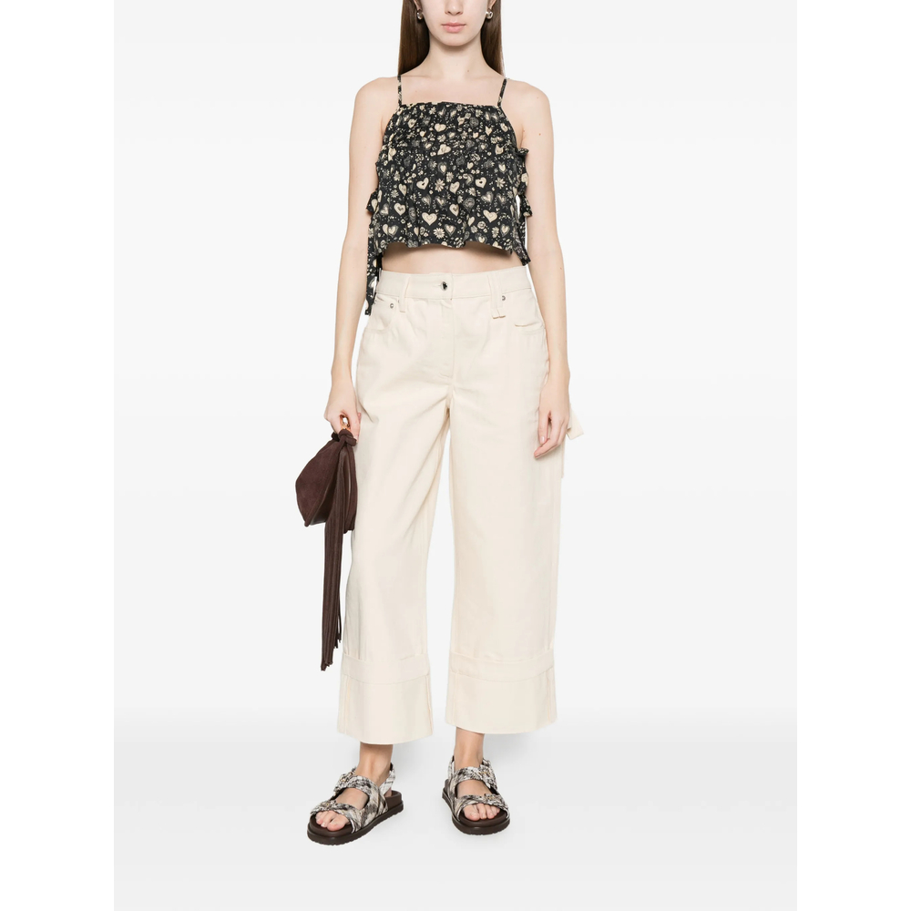 Floral-Print Top