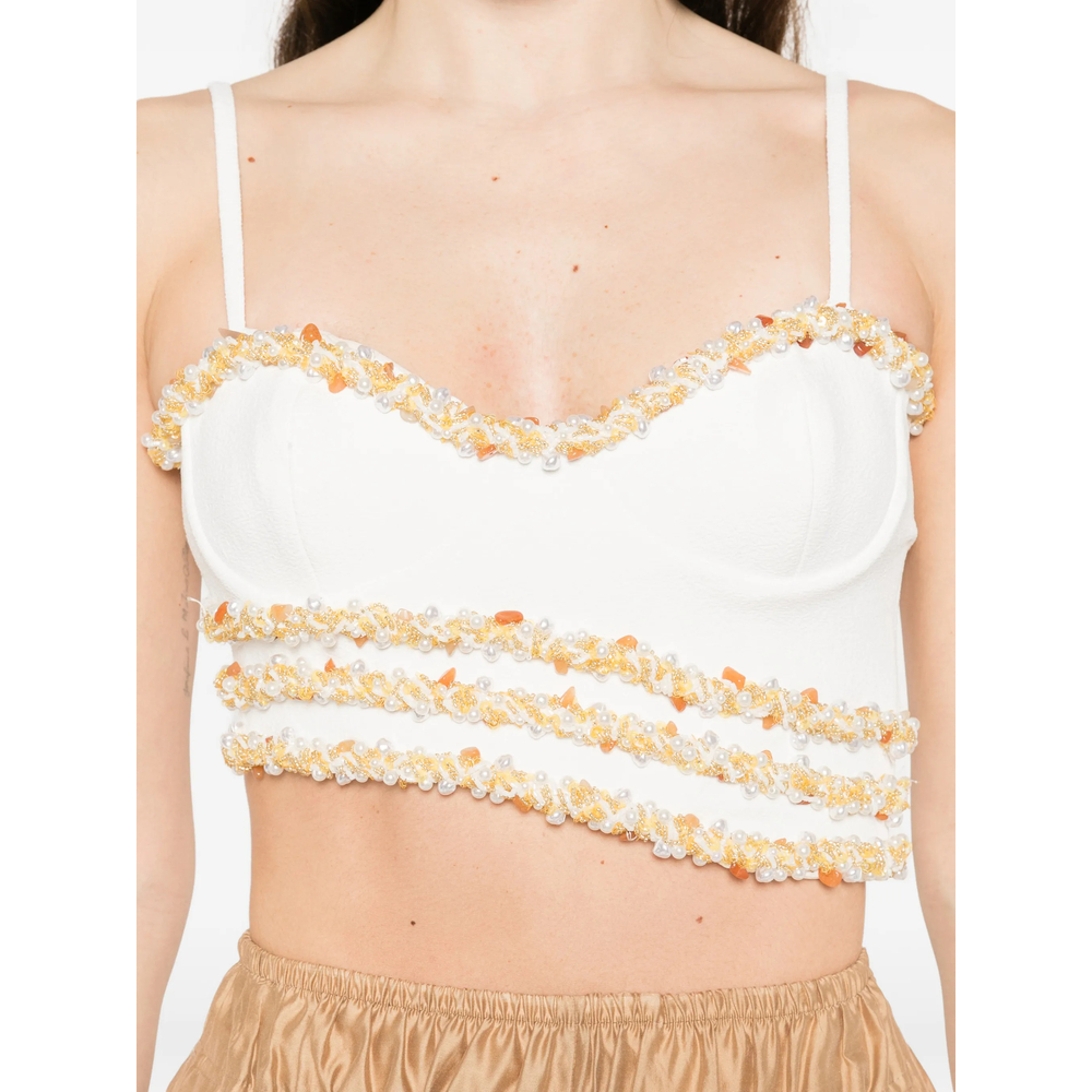 Jade Embellished Crop Top