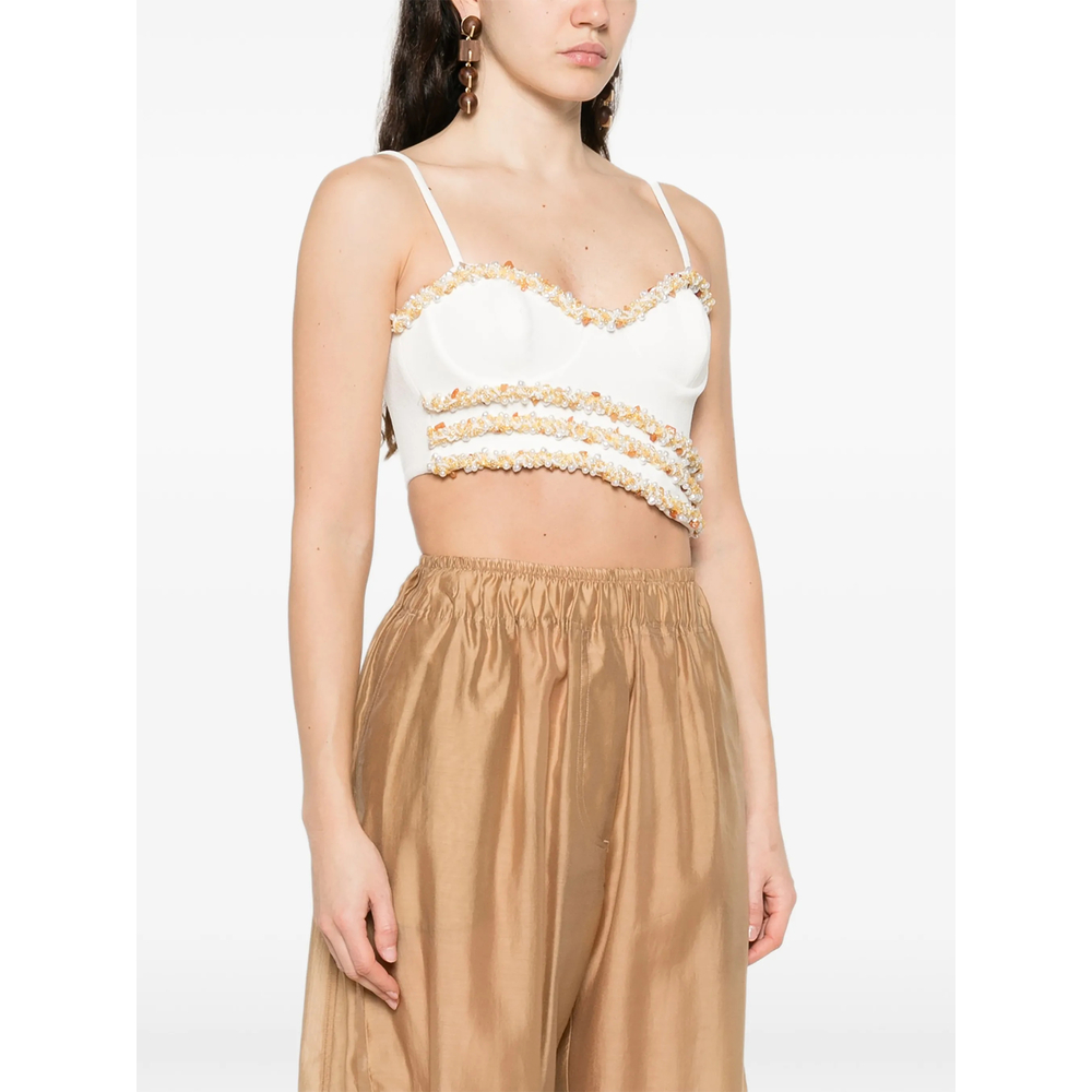Jade Embellished Crop Top