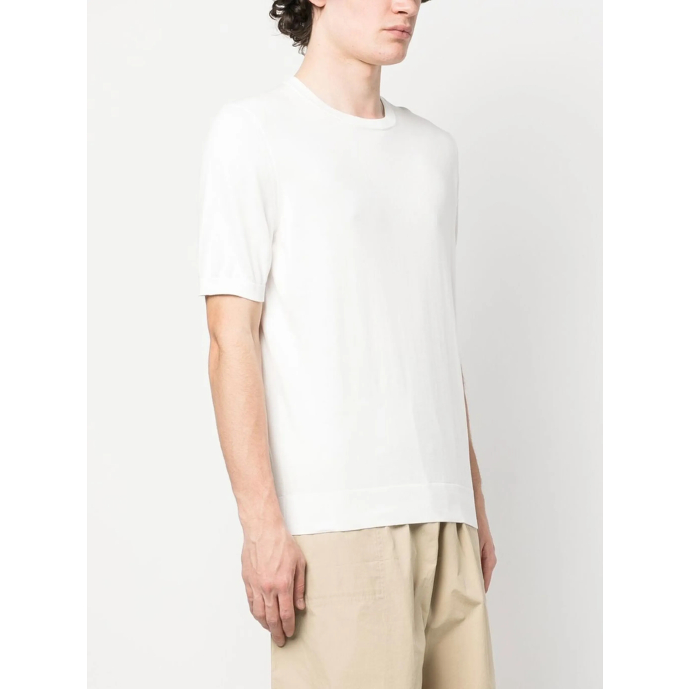 Short-Sleeved Cotton Jumper