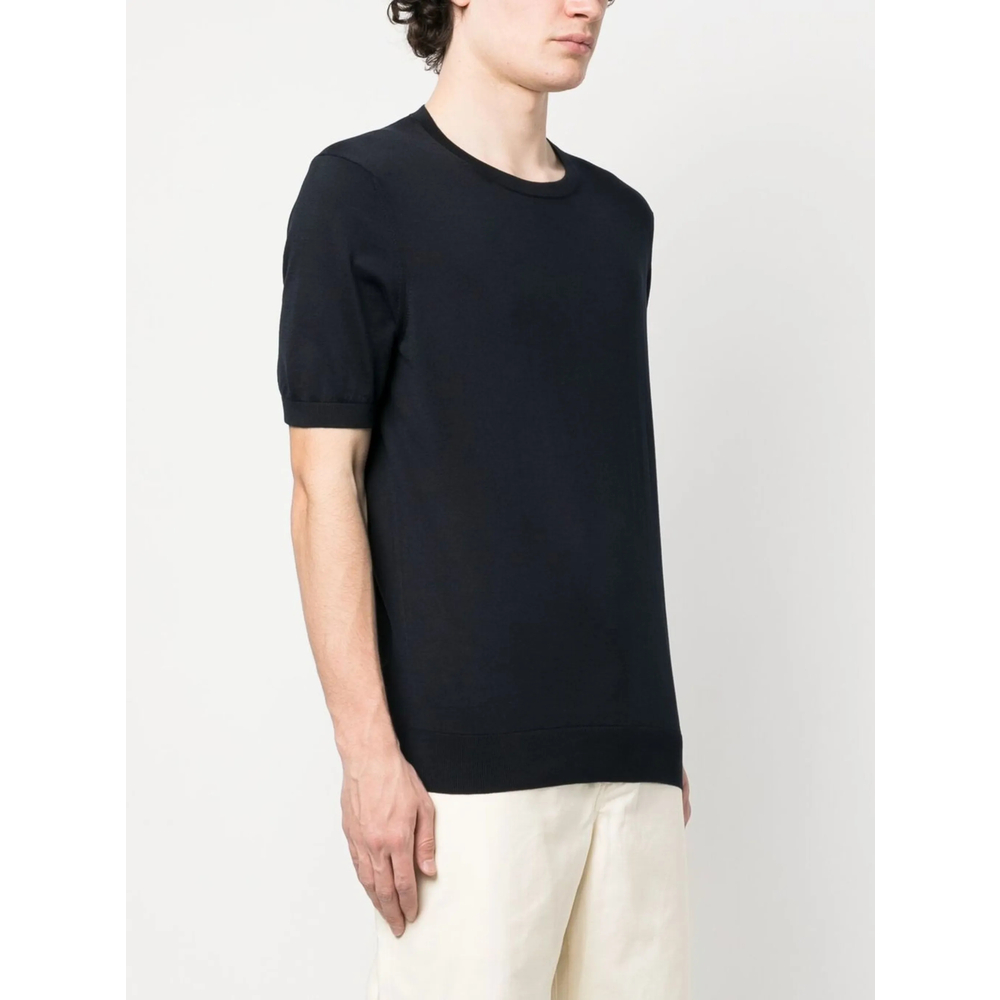 Short-Sleeved Cotton Jumper