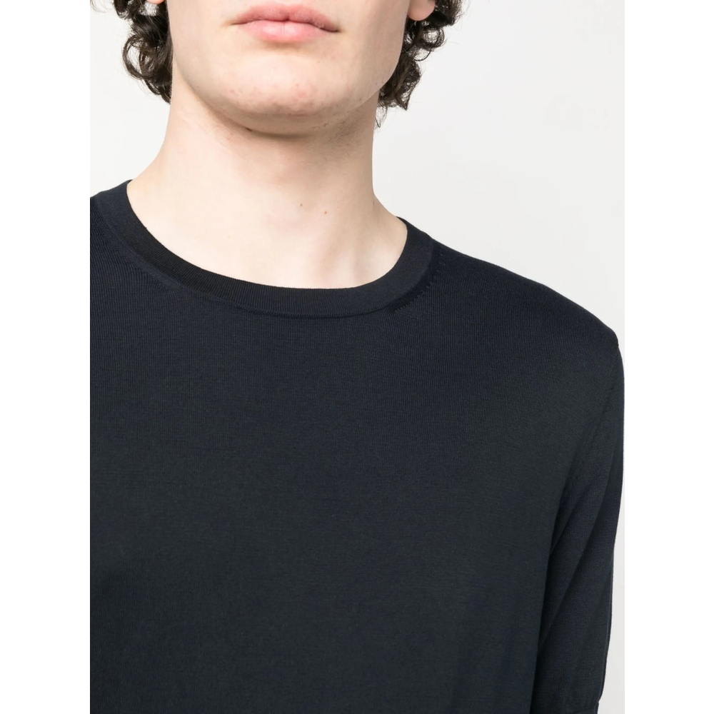 Short-Sleeved Cotton Jumper