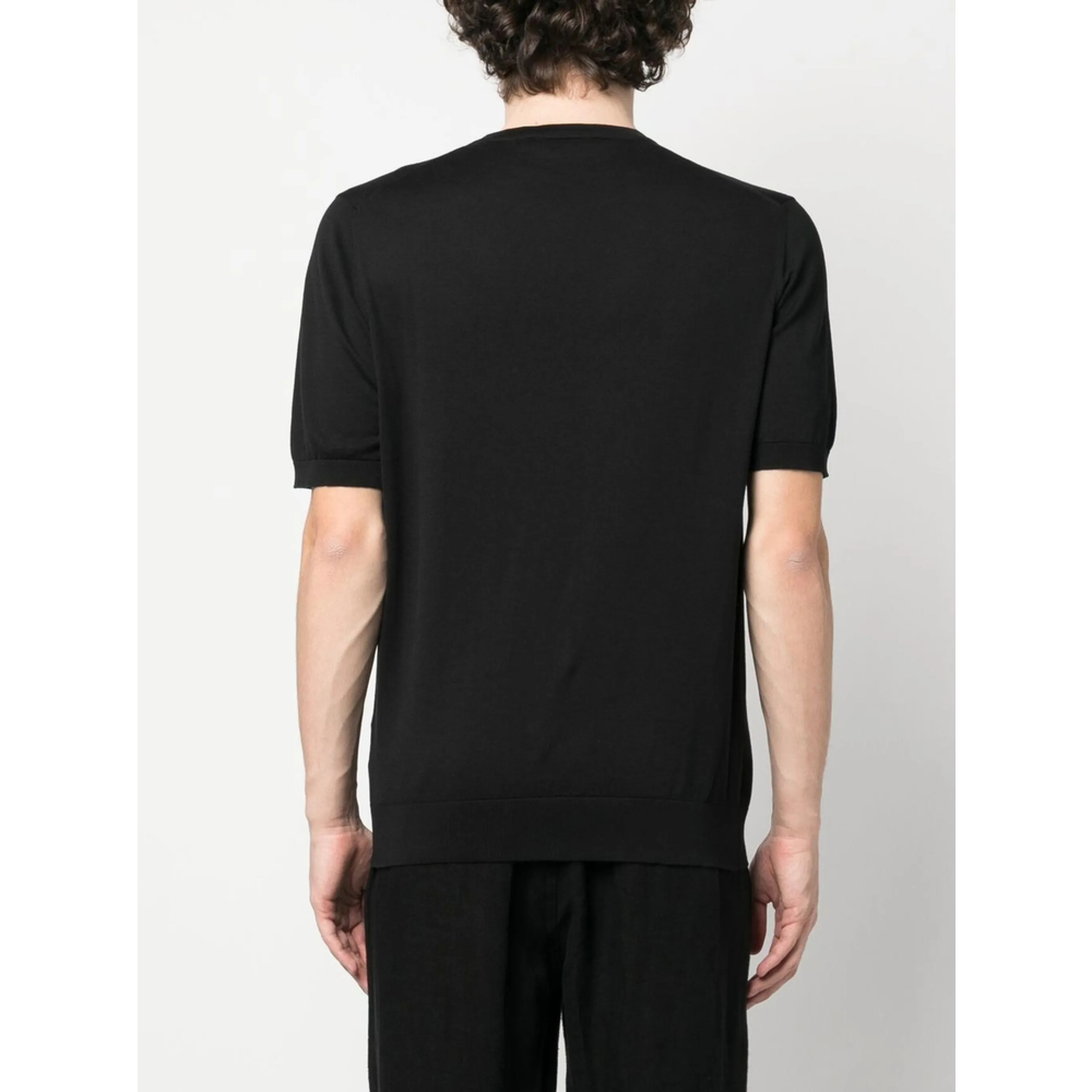 Short-Sleeved Cotton Jumper