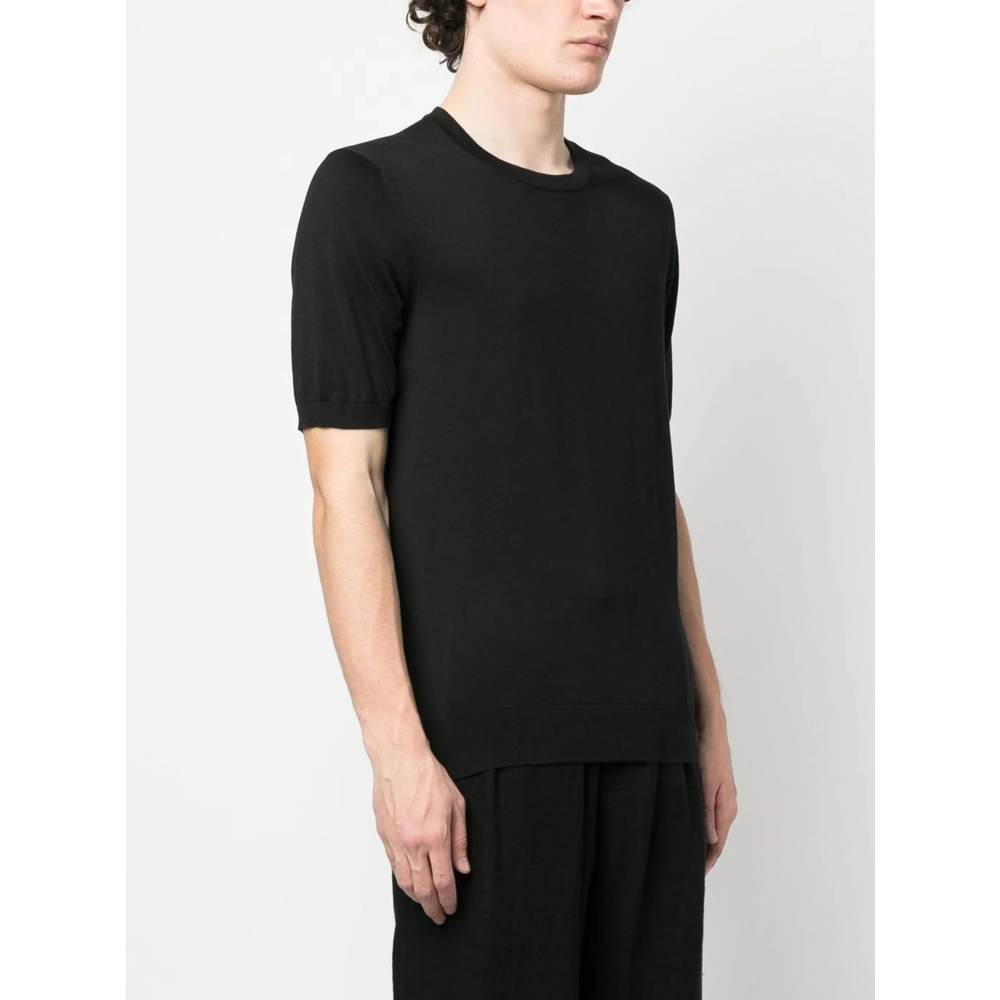 Short-Sleeved Cotton Jumper