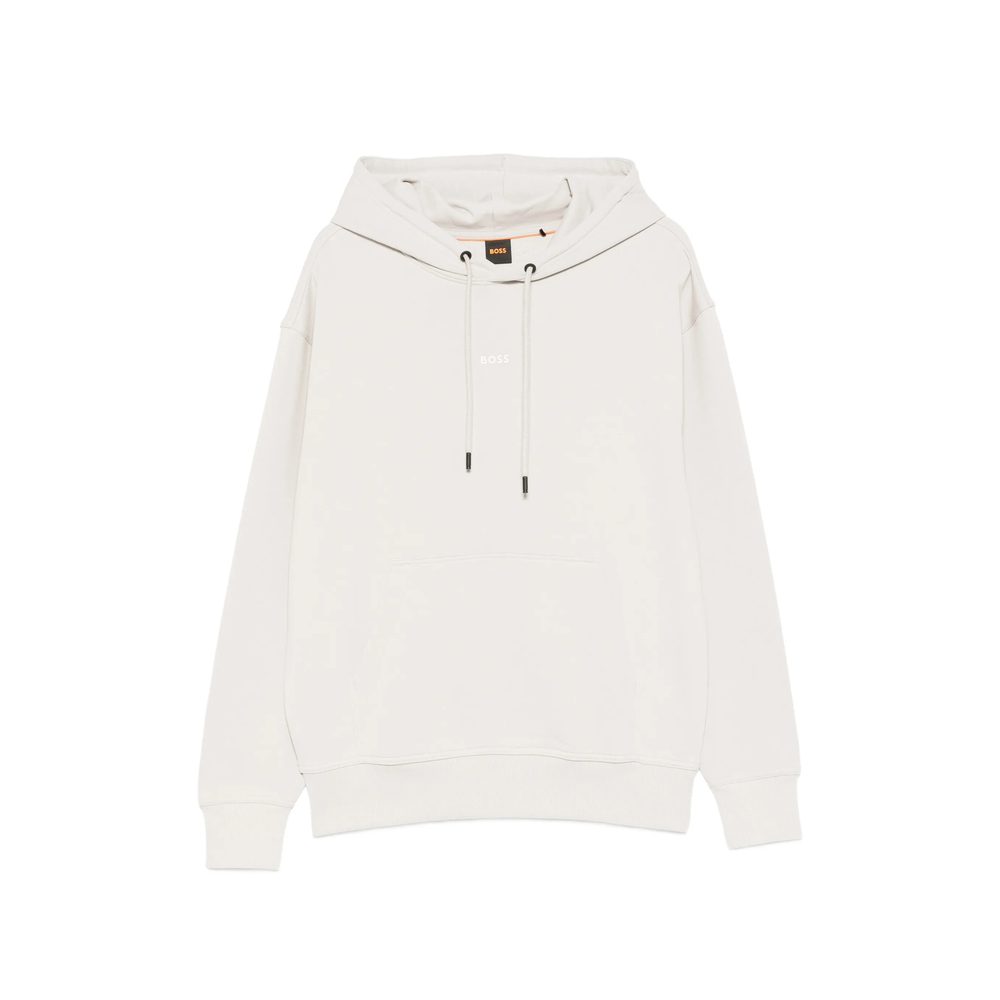 Boss Drawstring Logo-detail Hoodie