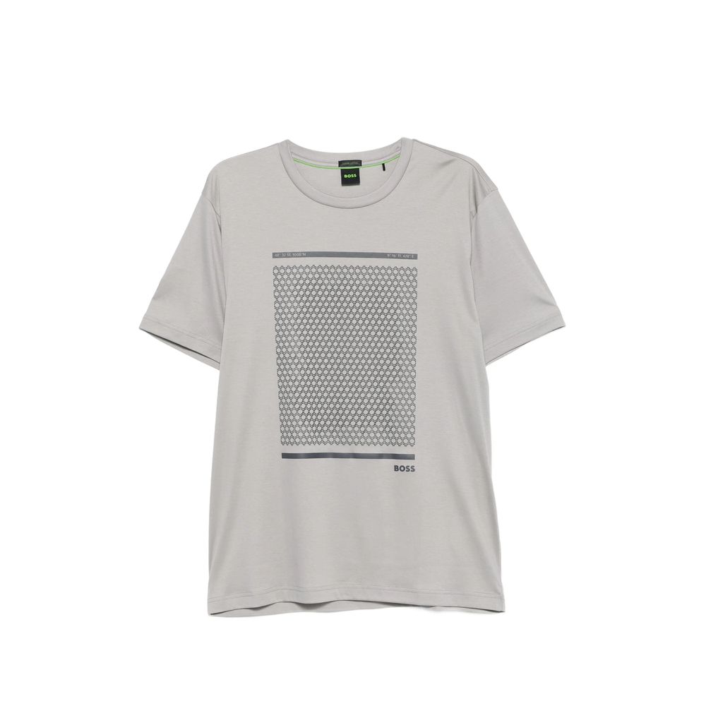 Boss Geometric-print T-shirt
