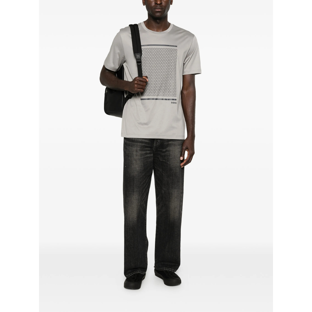 Geometric-Print T-Shirt
