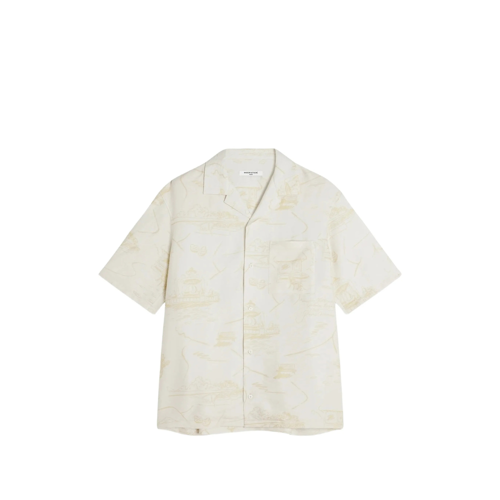 Maison Kitsuné Parisian Map Resort Shirt