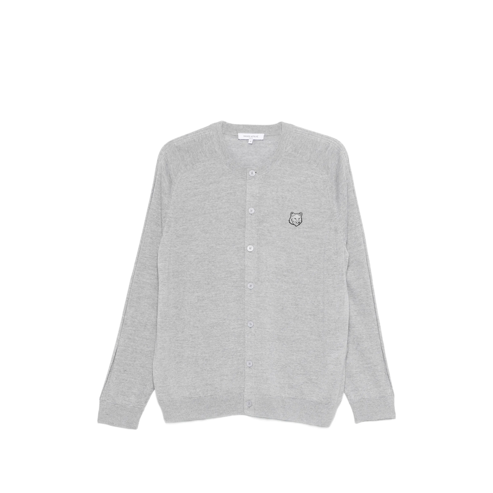 Maison Kitsuné Embroidered Buttoned Cardigan