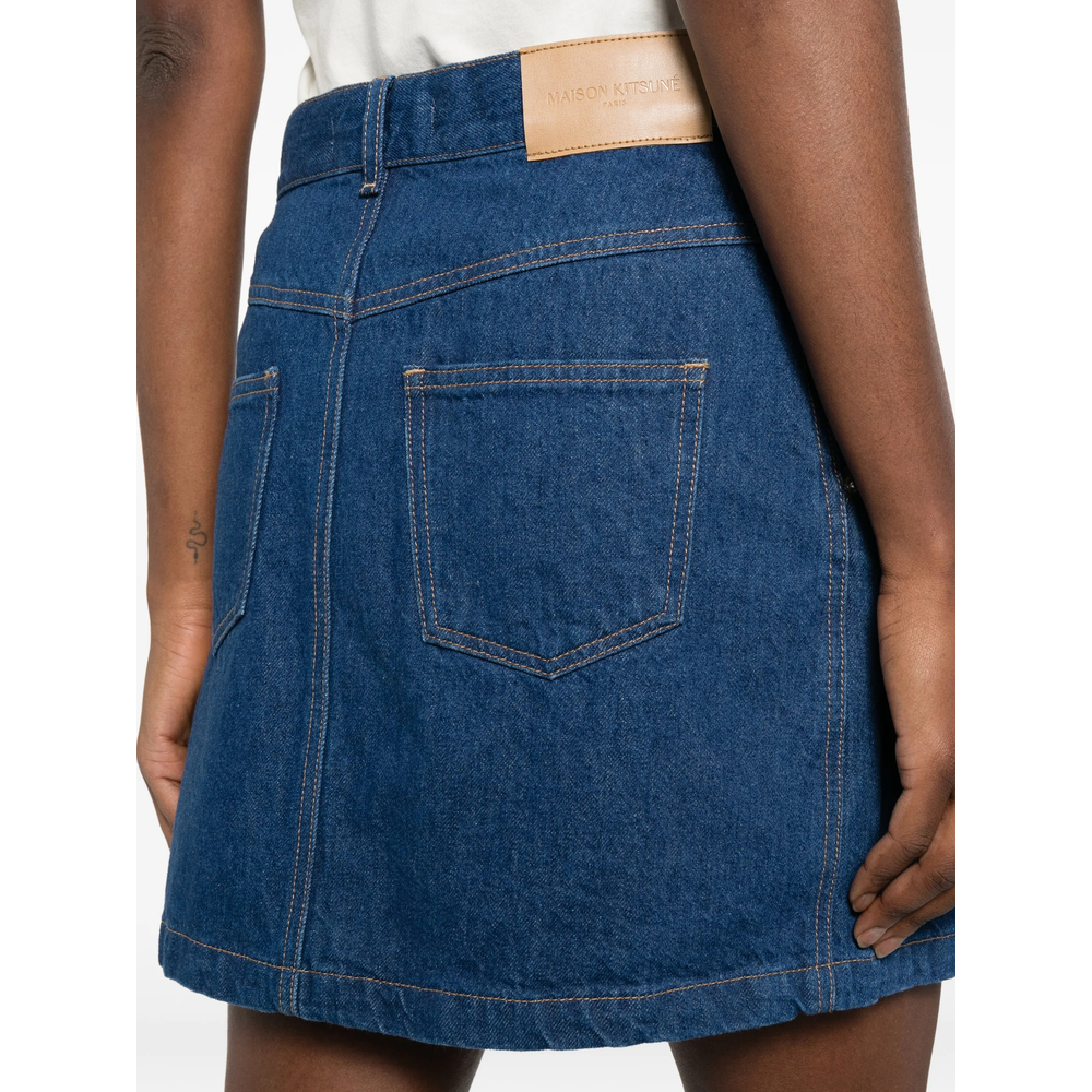 Maison Kitsuné Regular-Fit Denim Mini