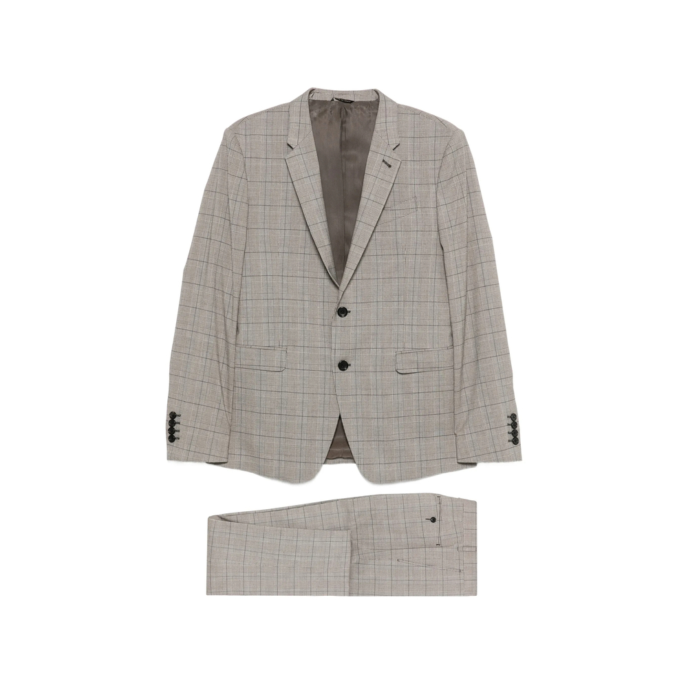 Reveres 1949 Checked Single-breasted Blazer