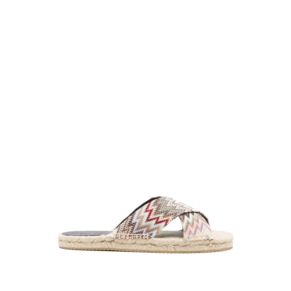 Missoni Criss-cross Patterned Espadrilles