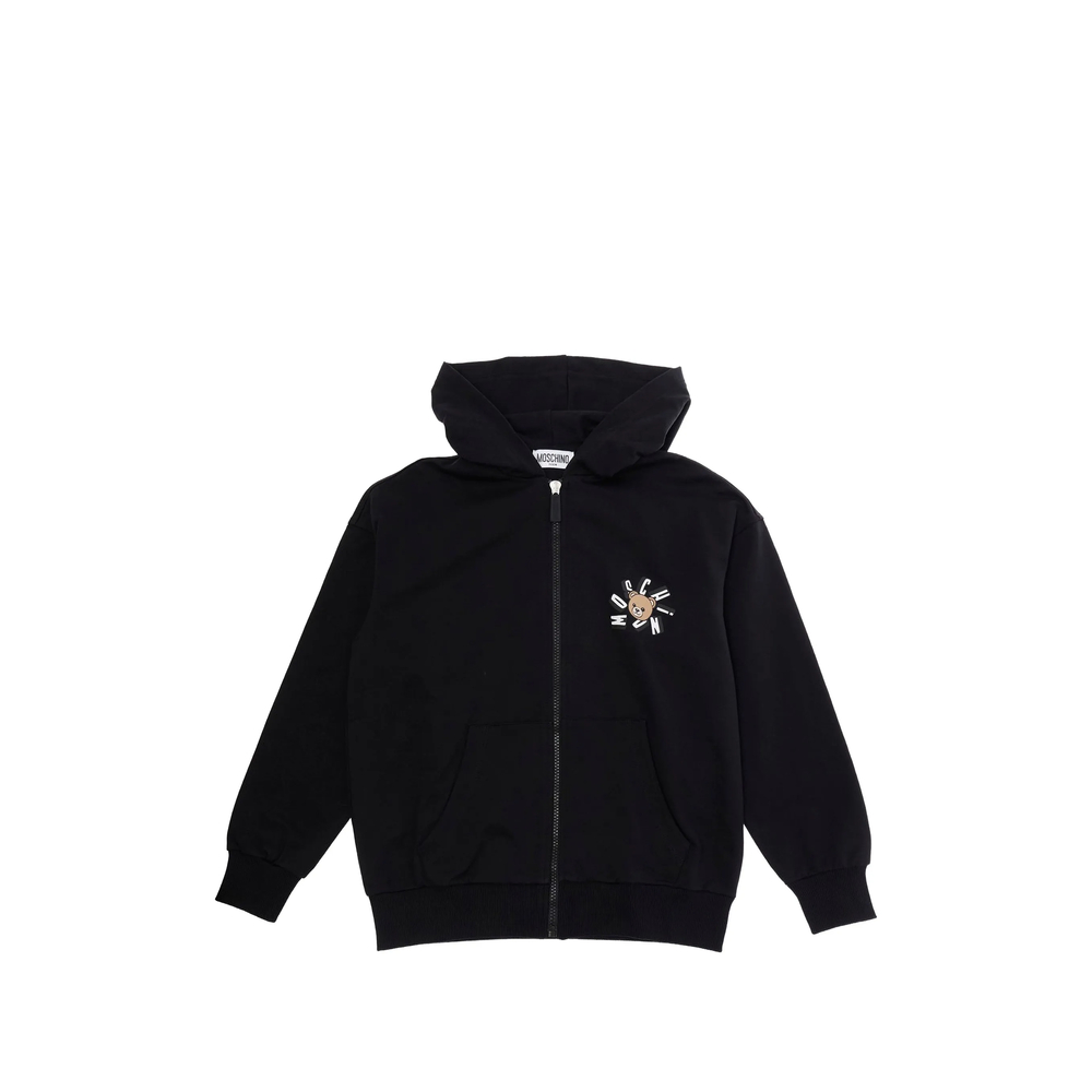 Moschino Logo Zip Hoodie