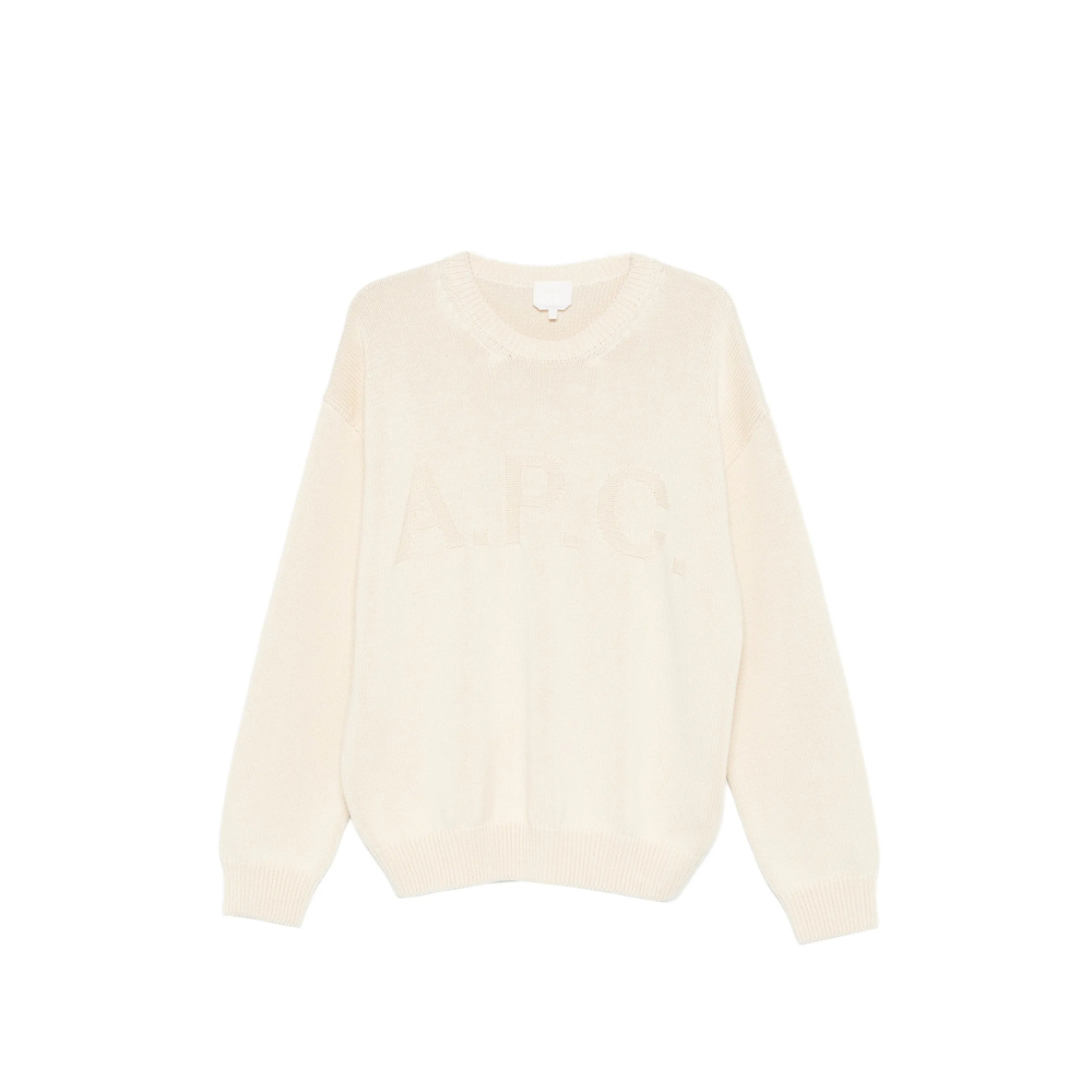 A. p.c. Logo-detail Crew-neck Sweater