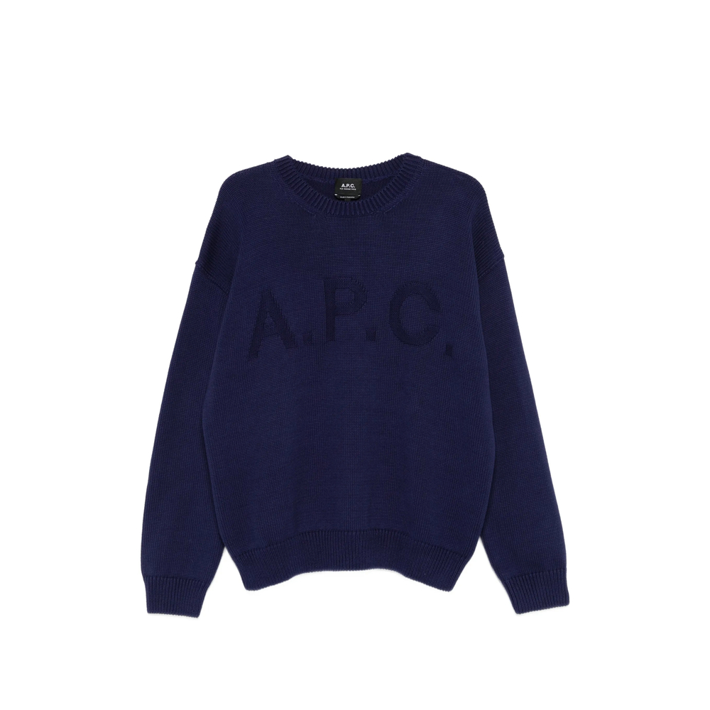 A. p.c. Logo-detail Crew-neck Sweater