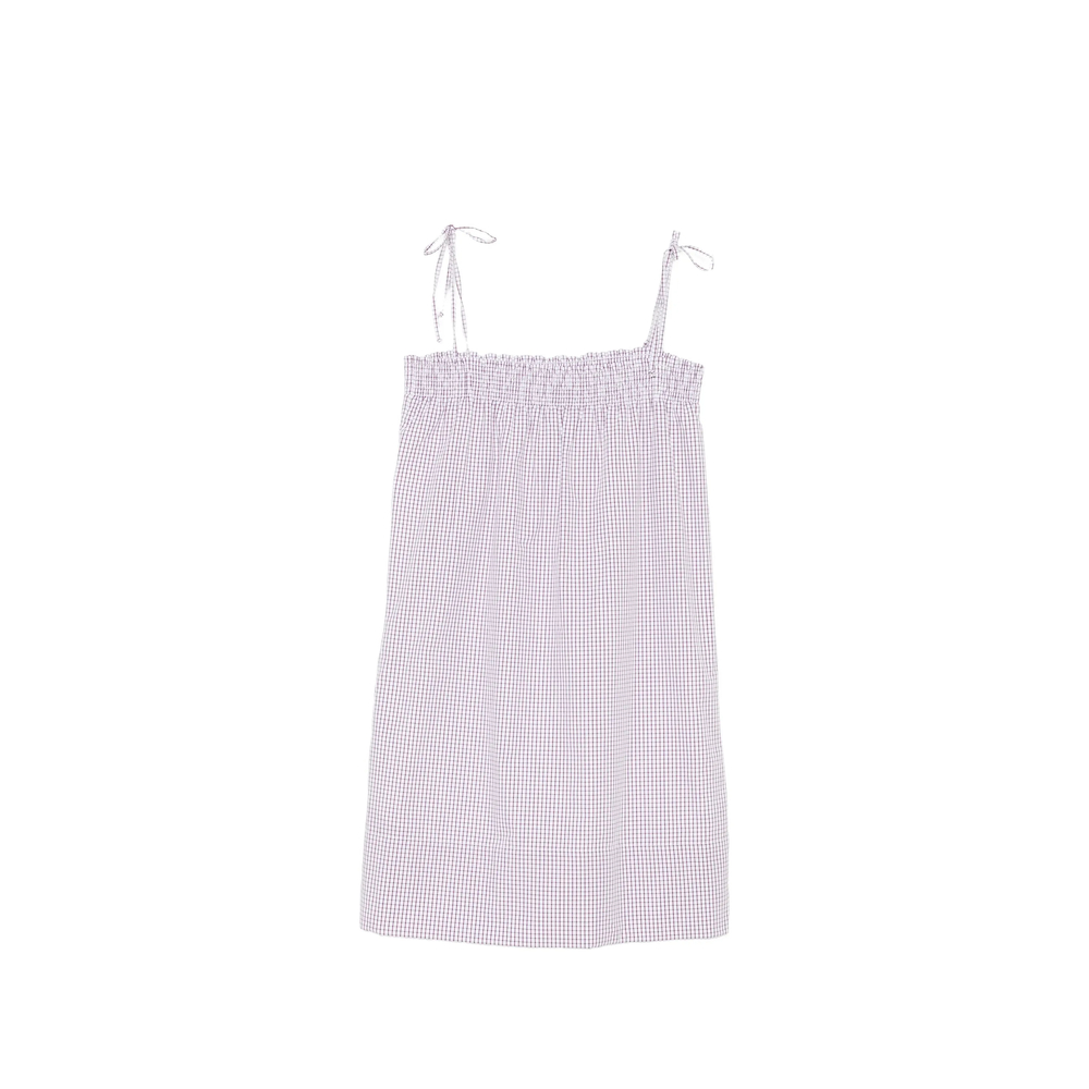 A. p.c. Checked Mini Dress